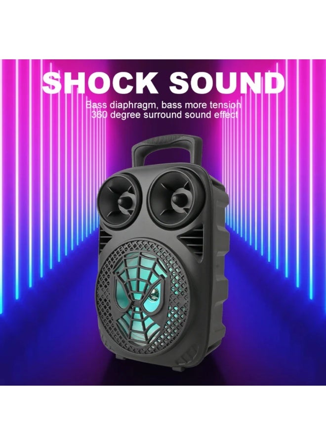 SING-E Portable 6.5 inch Speaker with LED Lights and Bluetooth - Image 3